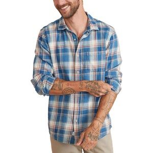 Marine Layer Plaid Selvage Long-Sleeve Shirt